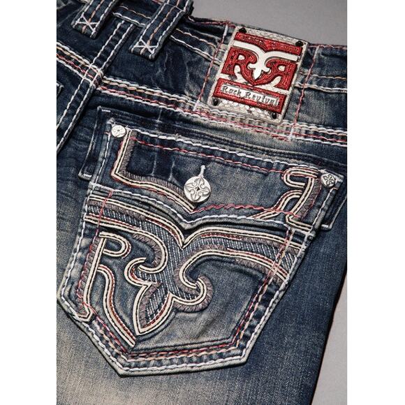 Rock Revival Remi RP3786J200 Straight Jeans Size: 36"waist x 34"Inseam - Picture 9 of 9